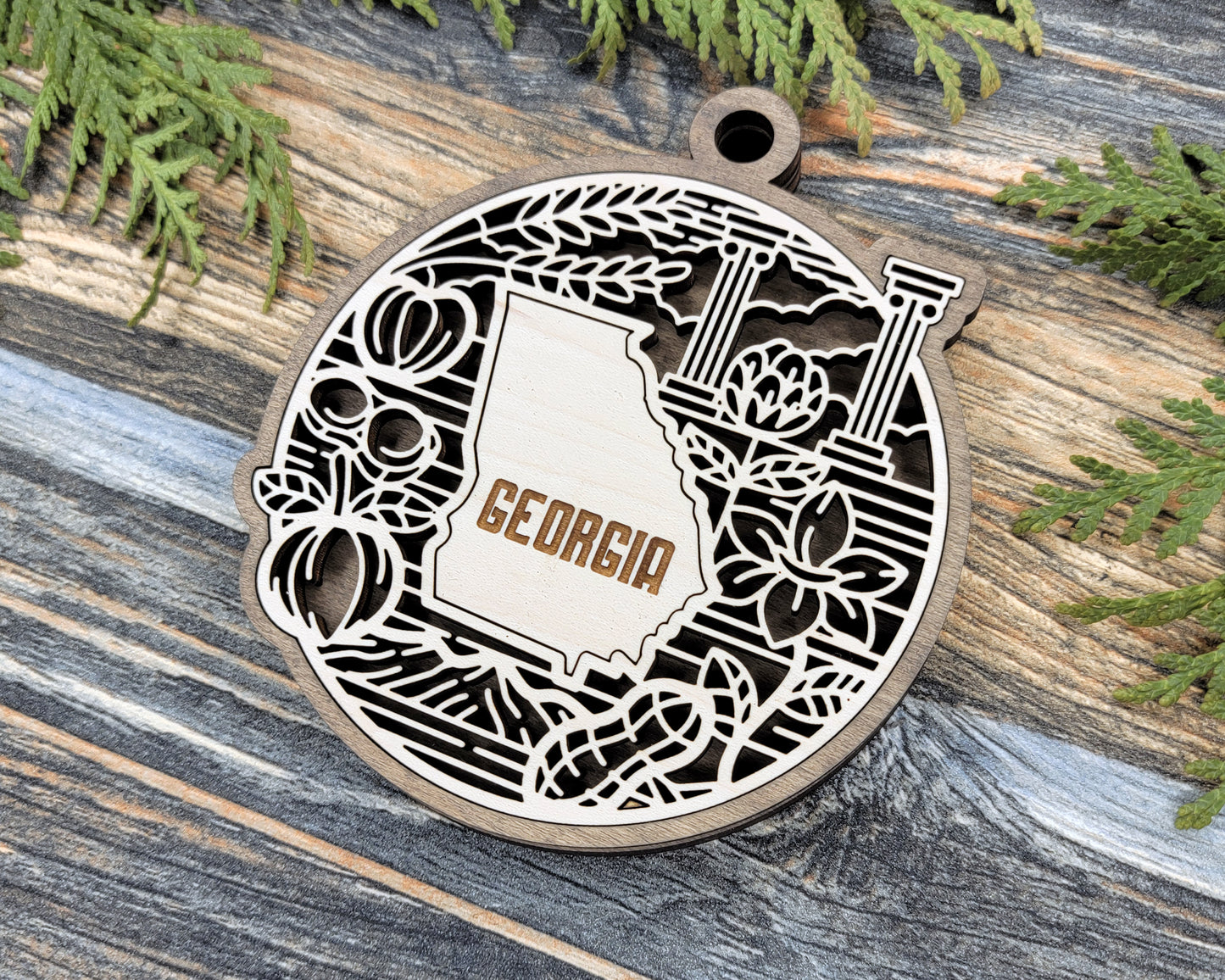 Georgia State Heritage Ornament