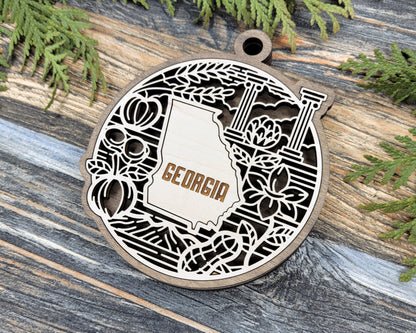 Georgia State Heritage Ornament