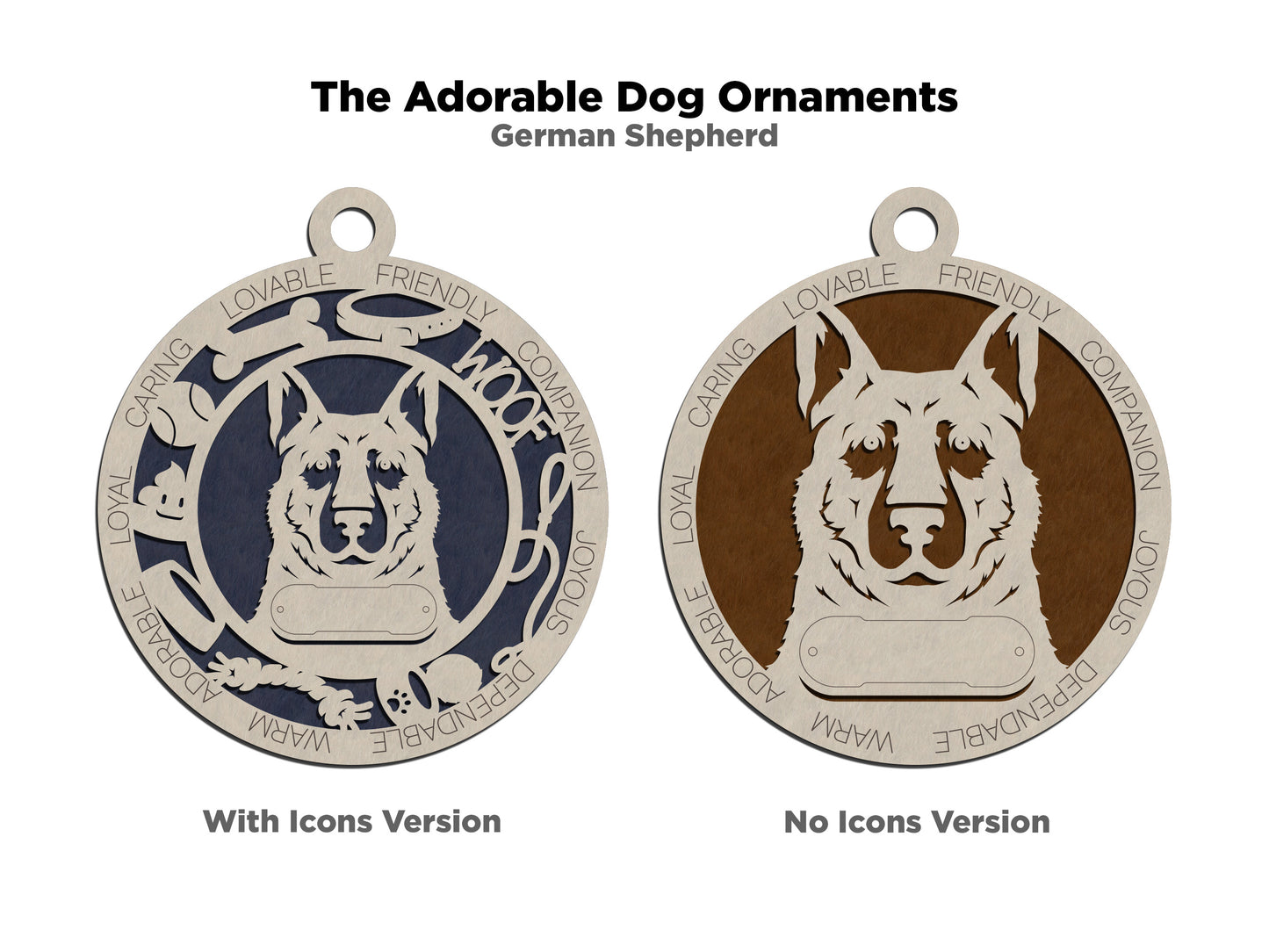 German Shepherd Dog Ornament
