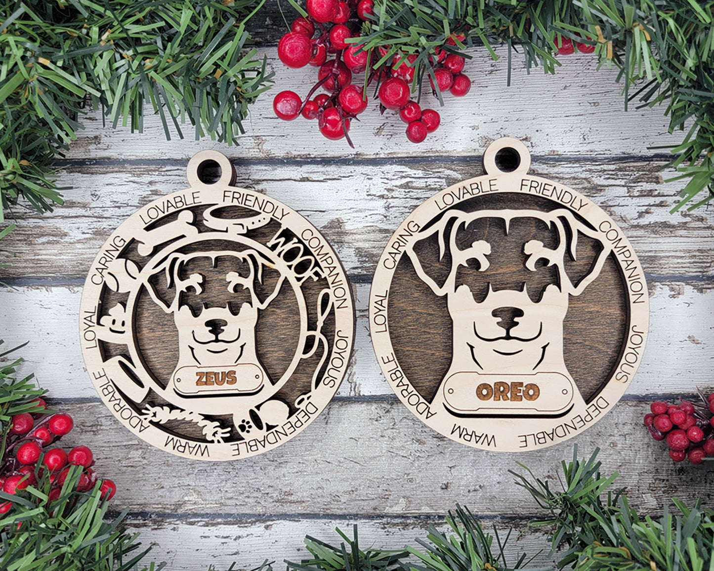Adorable Dog Ornaments Pack 3