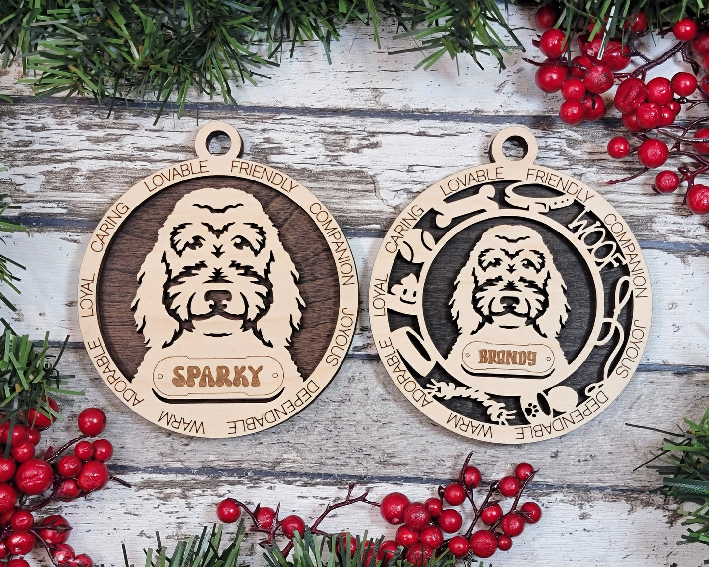 Adorable Dog Ornaments Pack 1