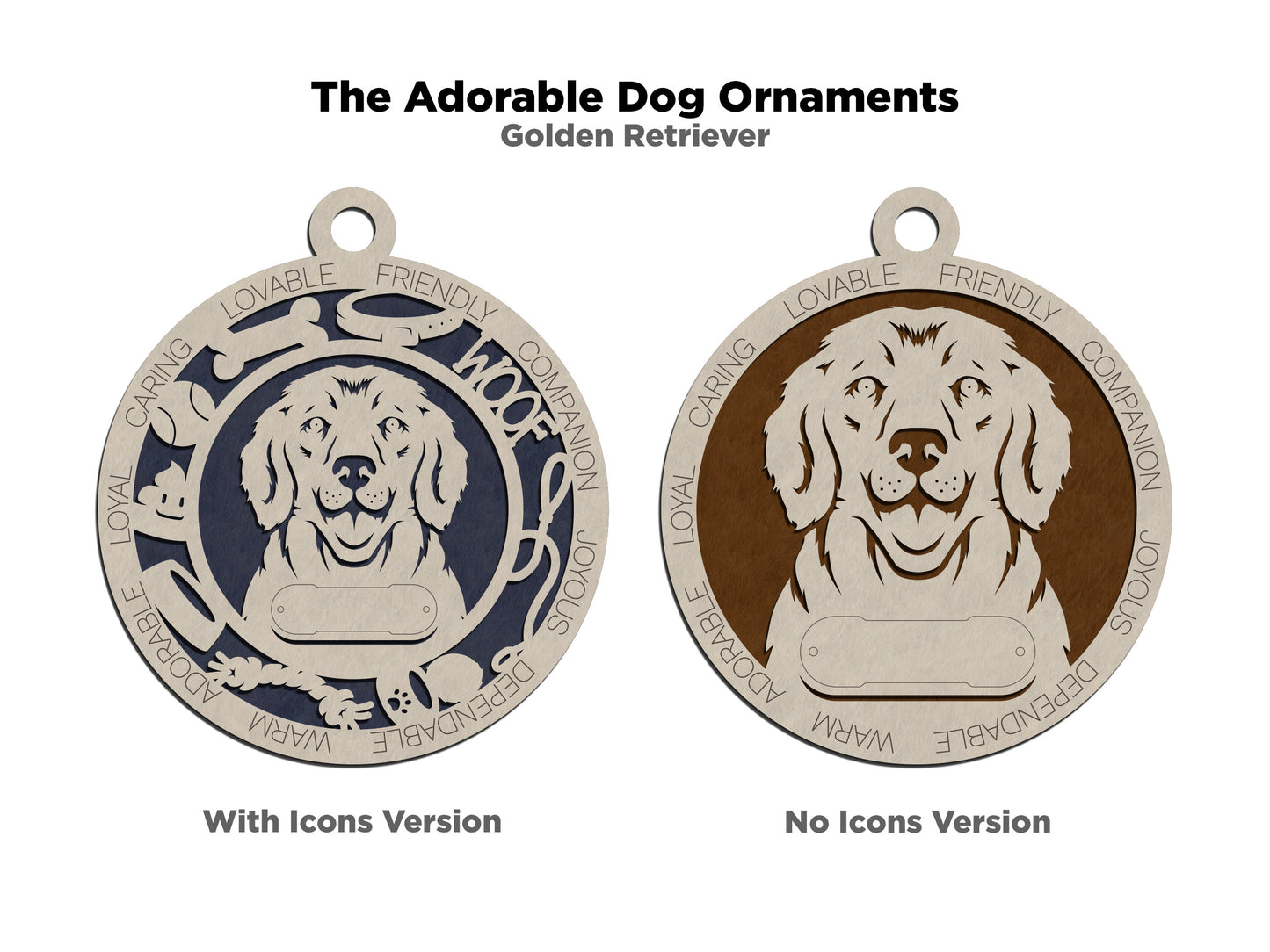 Golden Retriever Dog Ornament