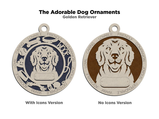 Golden Retriever Dog Ornament (81)