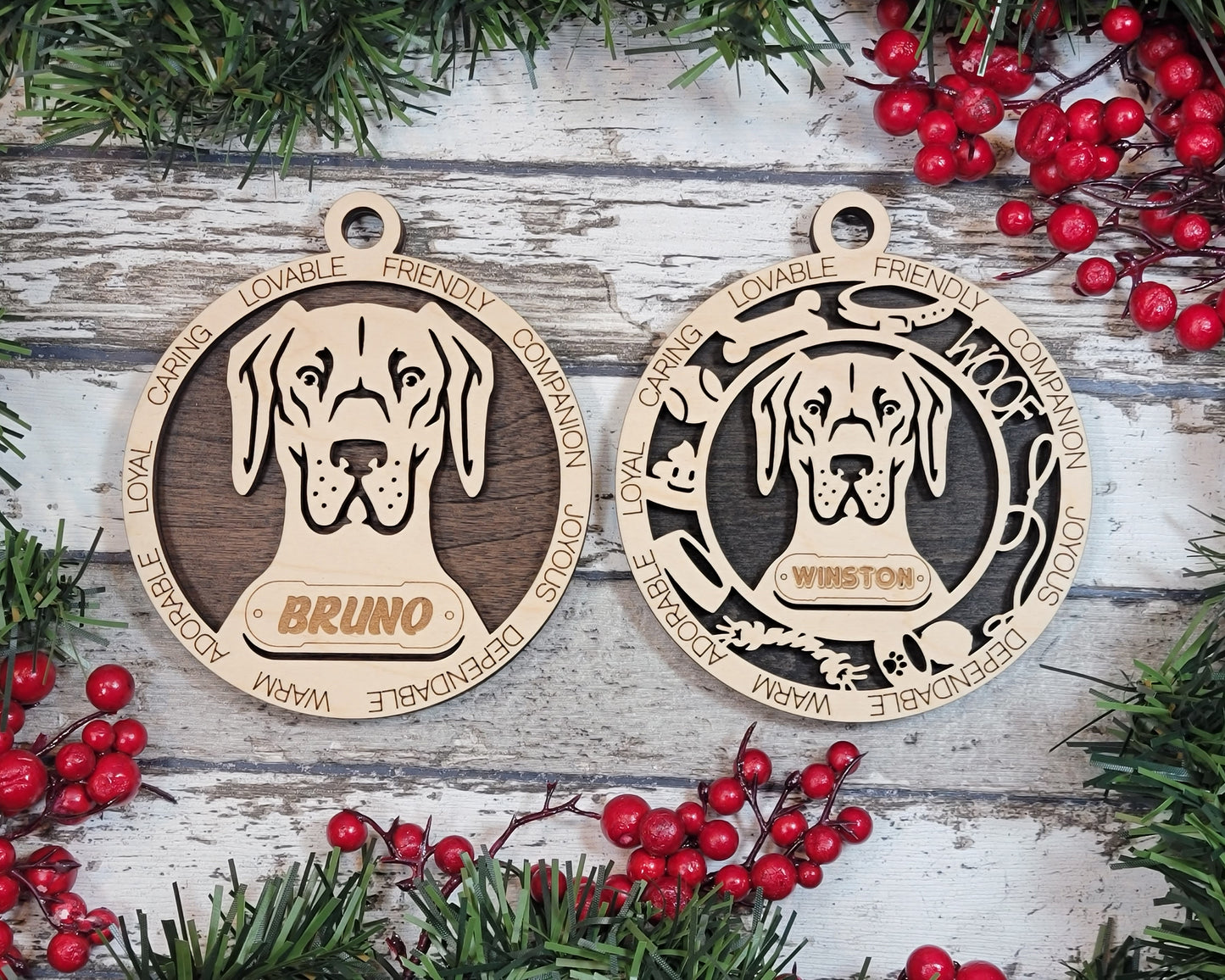 Adorable Dog Ornaments Pack 1