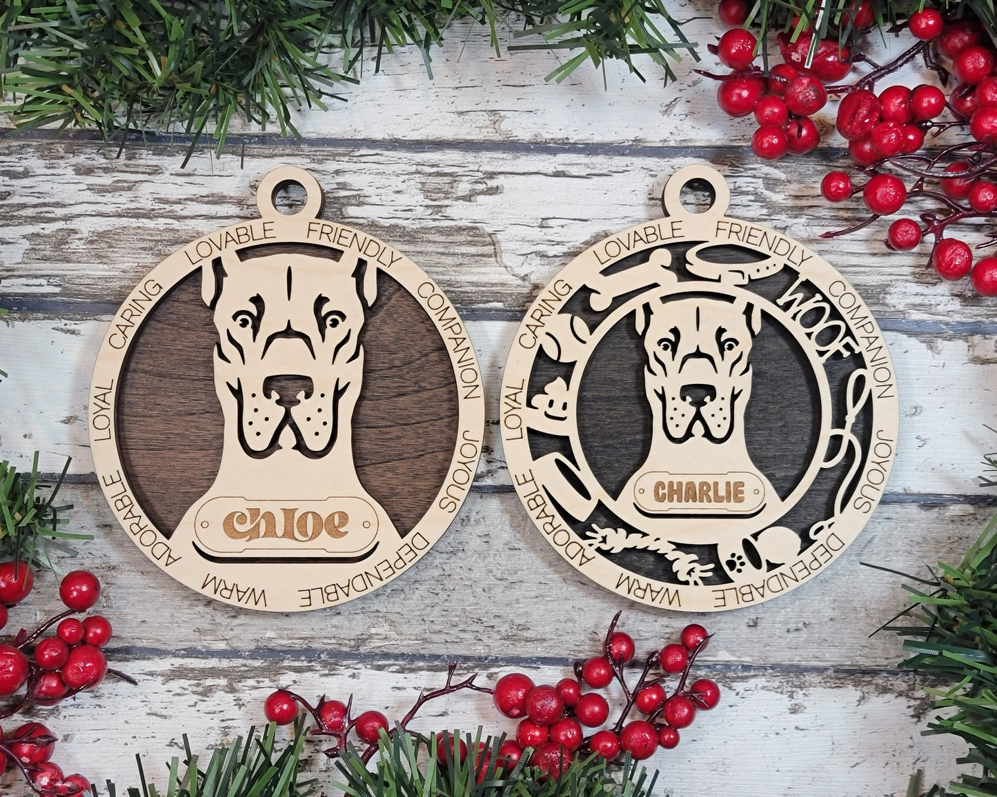 Adorable Dog Ornaments Pack 1