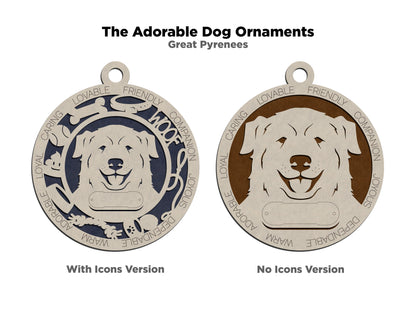 Great Pyrenees Dog Ornament