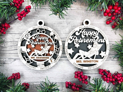 Happy Retirement Female Ornament