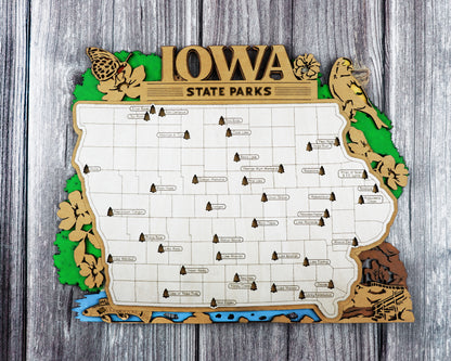 Iowa State Park Map