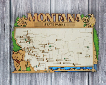 Montana State Park Map