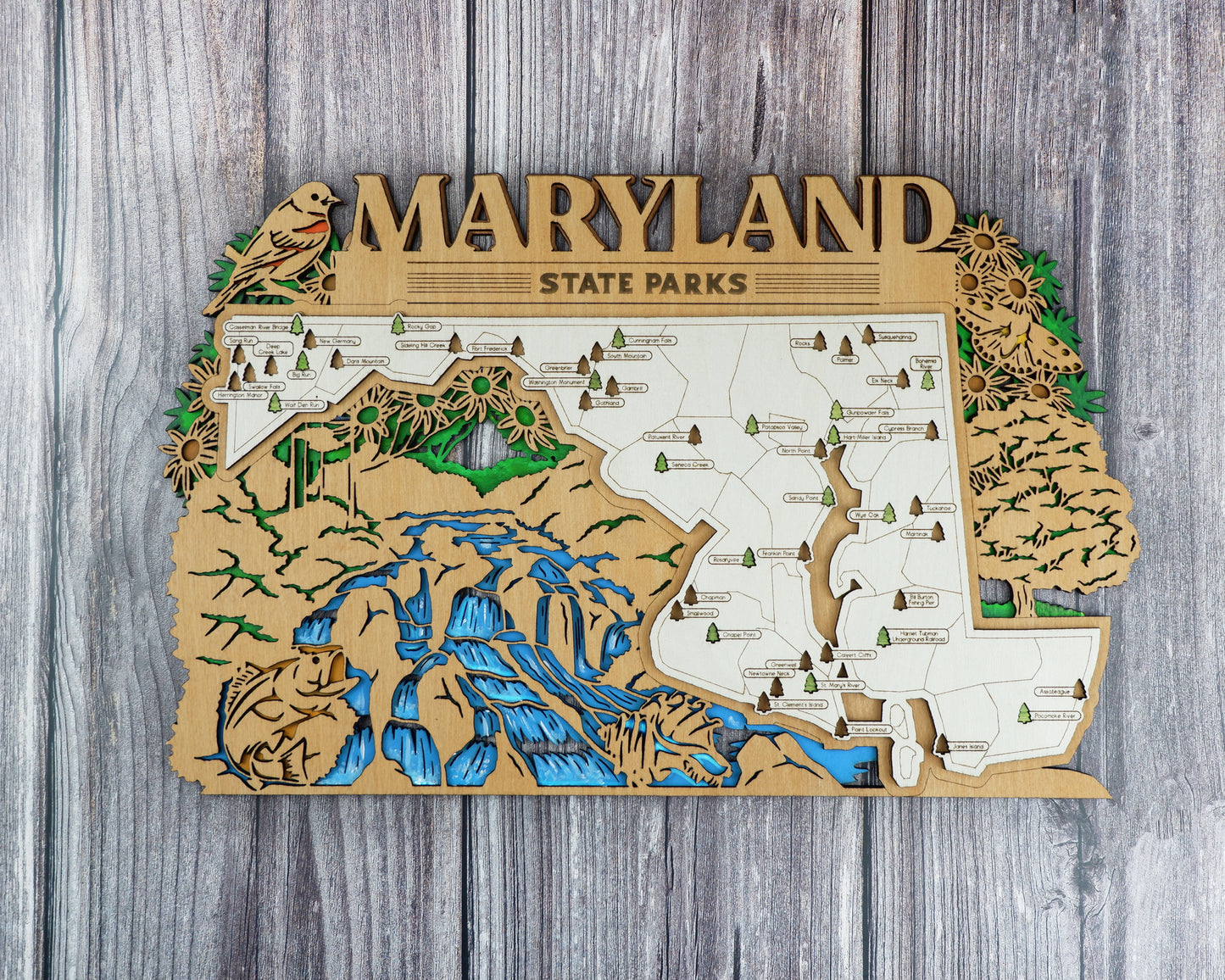 Maryland State Park Map