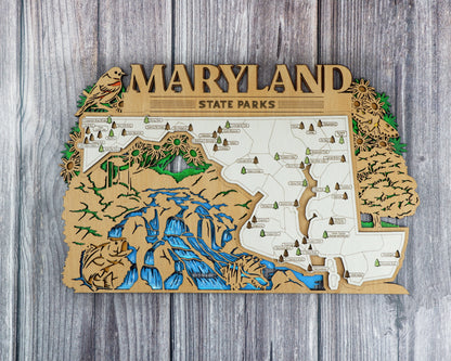 Maryland State Park Map