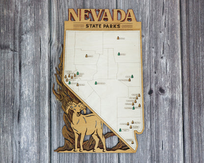 Nevada State Park Map