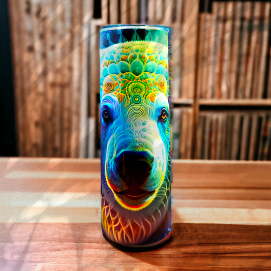 Third Eye Polar Bear Graphic Tumbler