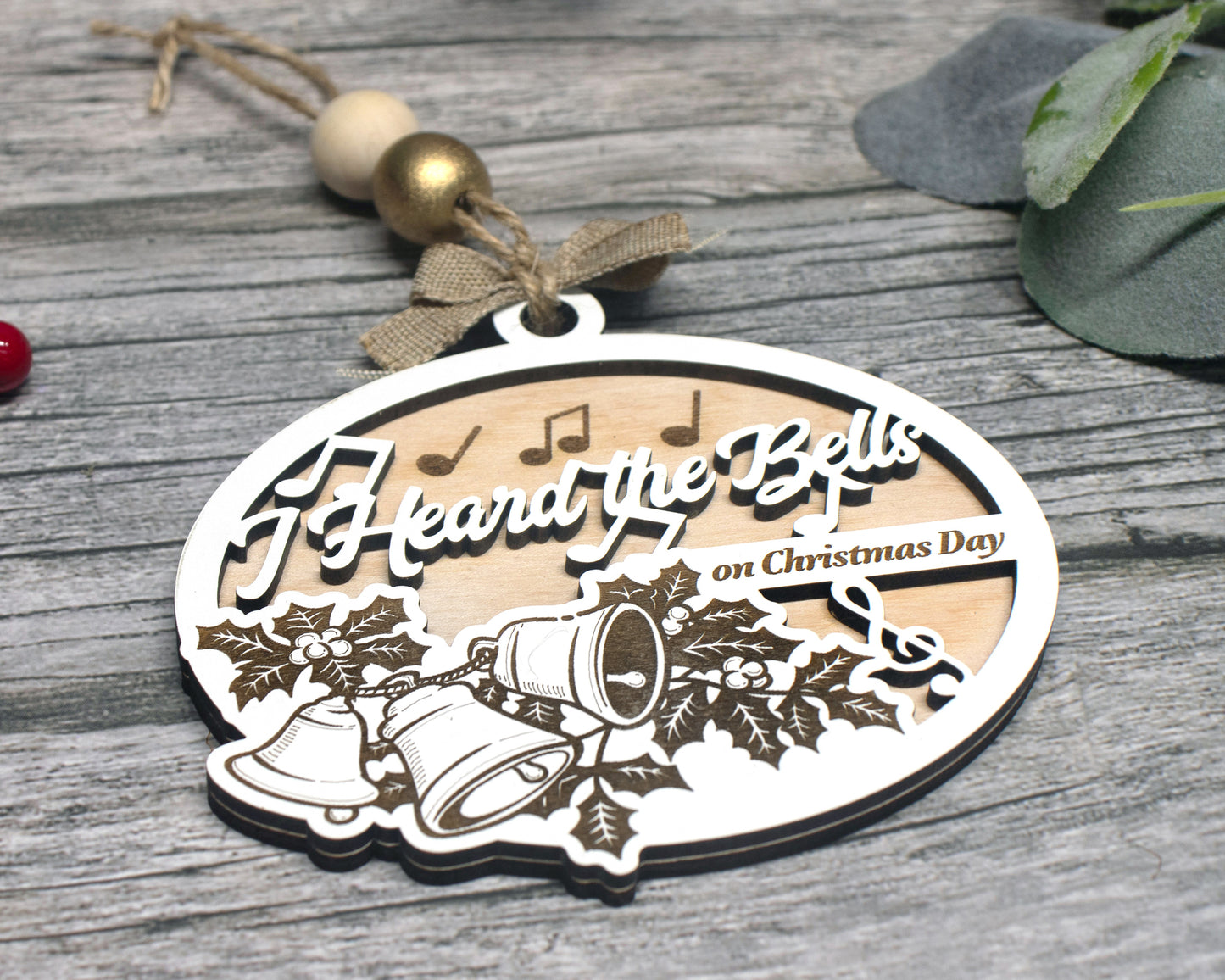 I Heard the Bells on Christmas Day Classic Christmas Carols Ornament