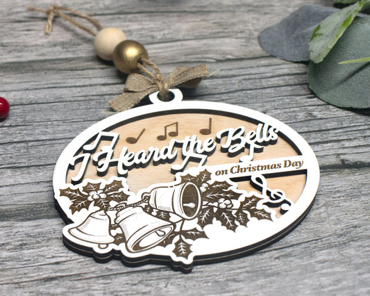 I Heard the Bells on Christmas Day Classic Christmas Carols Ornament