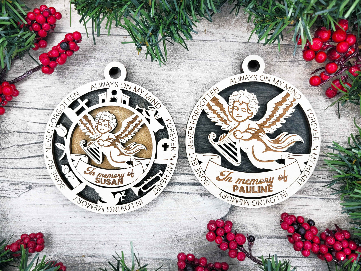 In Memory Angel Ornament