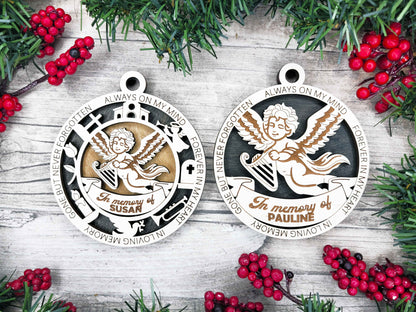 In Memory Angel Ornament