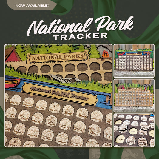 National Park Tracker with Tokens