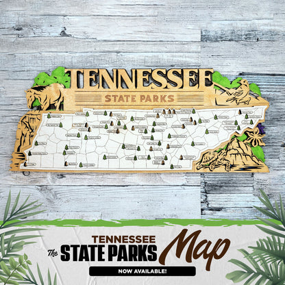 Tennessee State Park Map