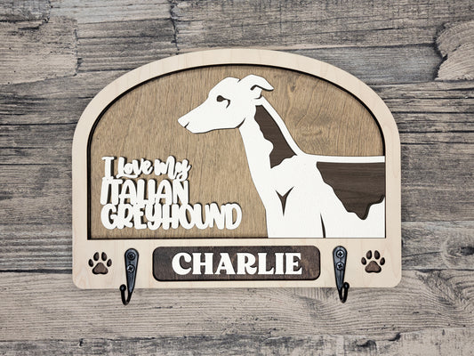 Italian Greyhound Leash Holder (70)