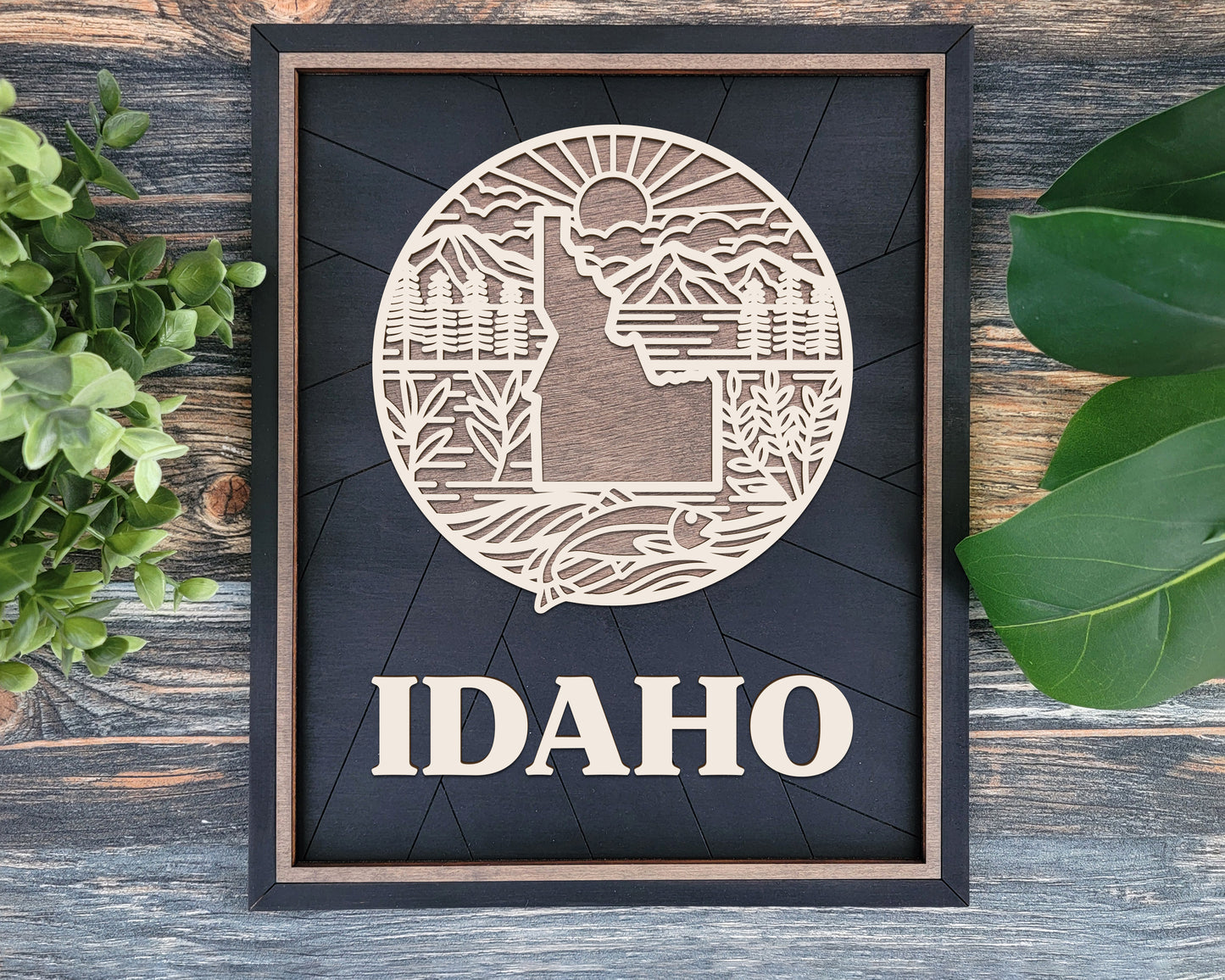 Idaho Heritage Frame Pop Sign