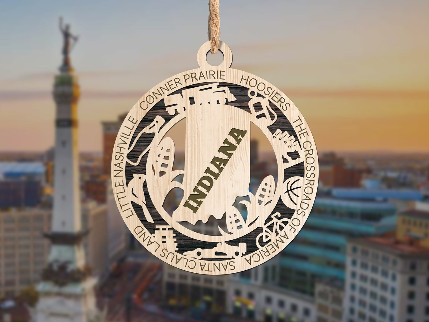 Indiana State Ornament (15)