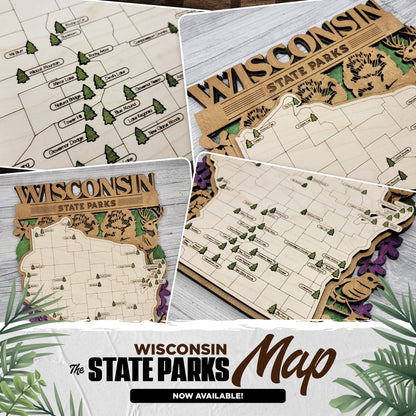 Wisconsin State Park Map