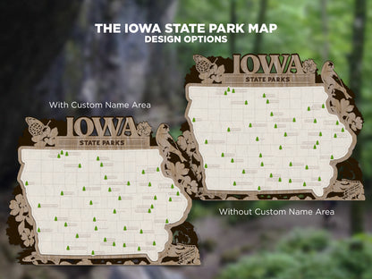 Iowa State Park Map