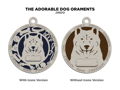 Jindo Dog Ornament
