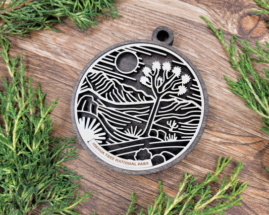 Joshua Tree National Park Line Art Ornament
