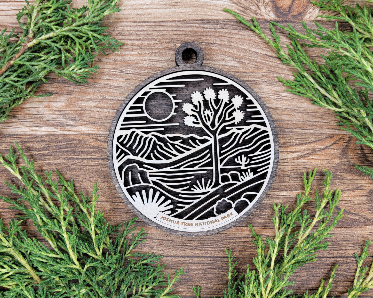 Joshua Tree National Park Line Art Ornament