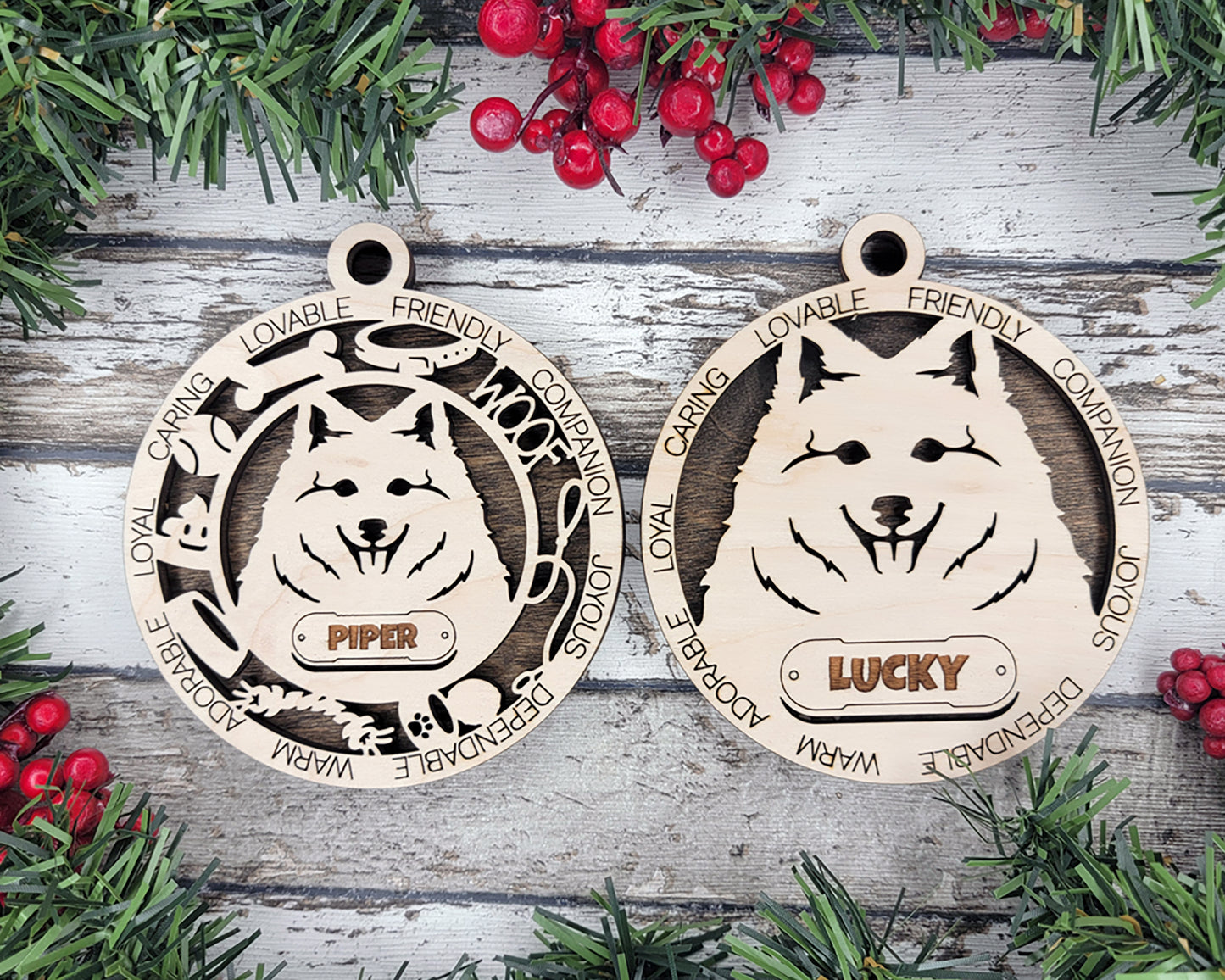 Adorable Dog Ornaments Pack 3