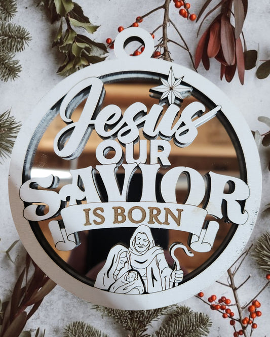 Jesus Series - Jesus Our Savior is Born (Mirror Background)