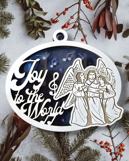 Joy to the World Classic Christian Carol Ornament