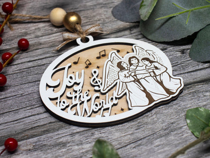 Joy to the World Classic Christian Carol Ornament