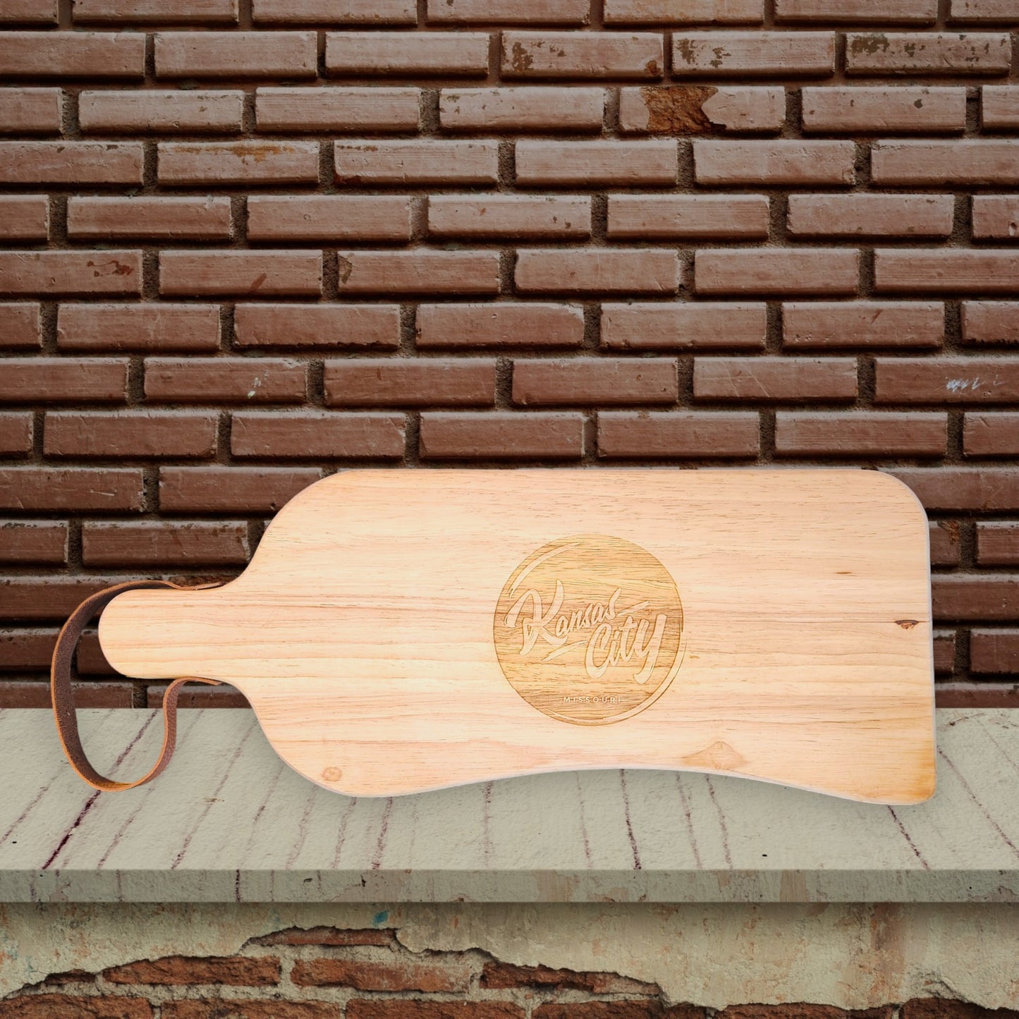 White Kansas City Cutting Board