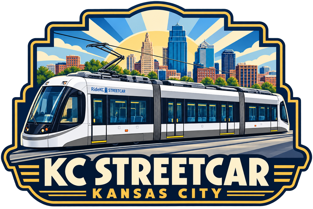 Kansas City Streetcar Magnet Art Deco