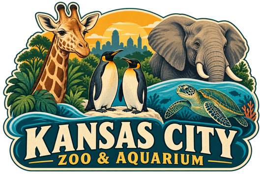 KC Zoo and Aquarium Magnets - Vintage Wildlife Travel
