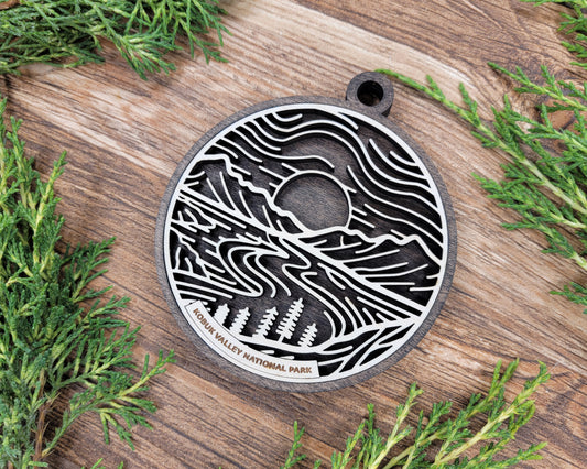 Kobuk Valley National Park Line Art Ornament