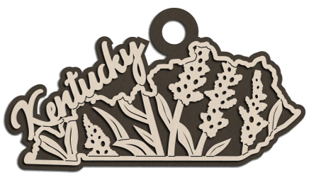 Kentucky State Flower Christmas Ornament