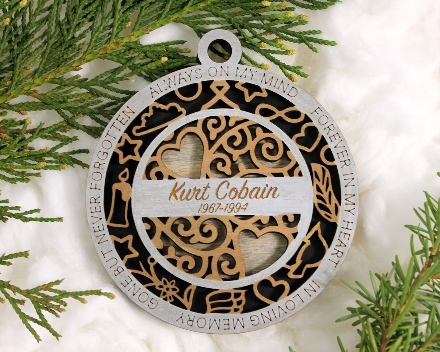 Hearts In Memory Ornament
