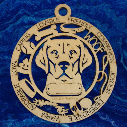 Labrador Retriever Dog Ornament