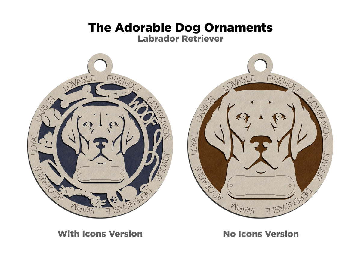 Labrador Retriever Dog Ornament (98)
