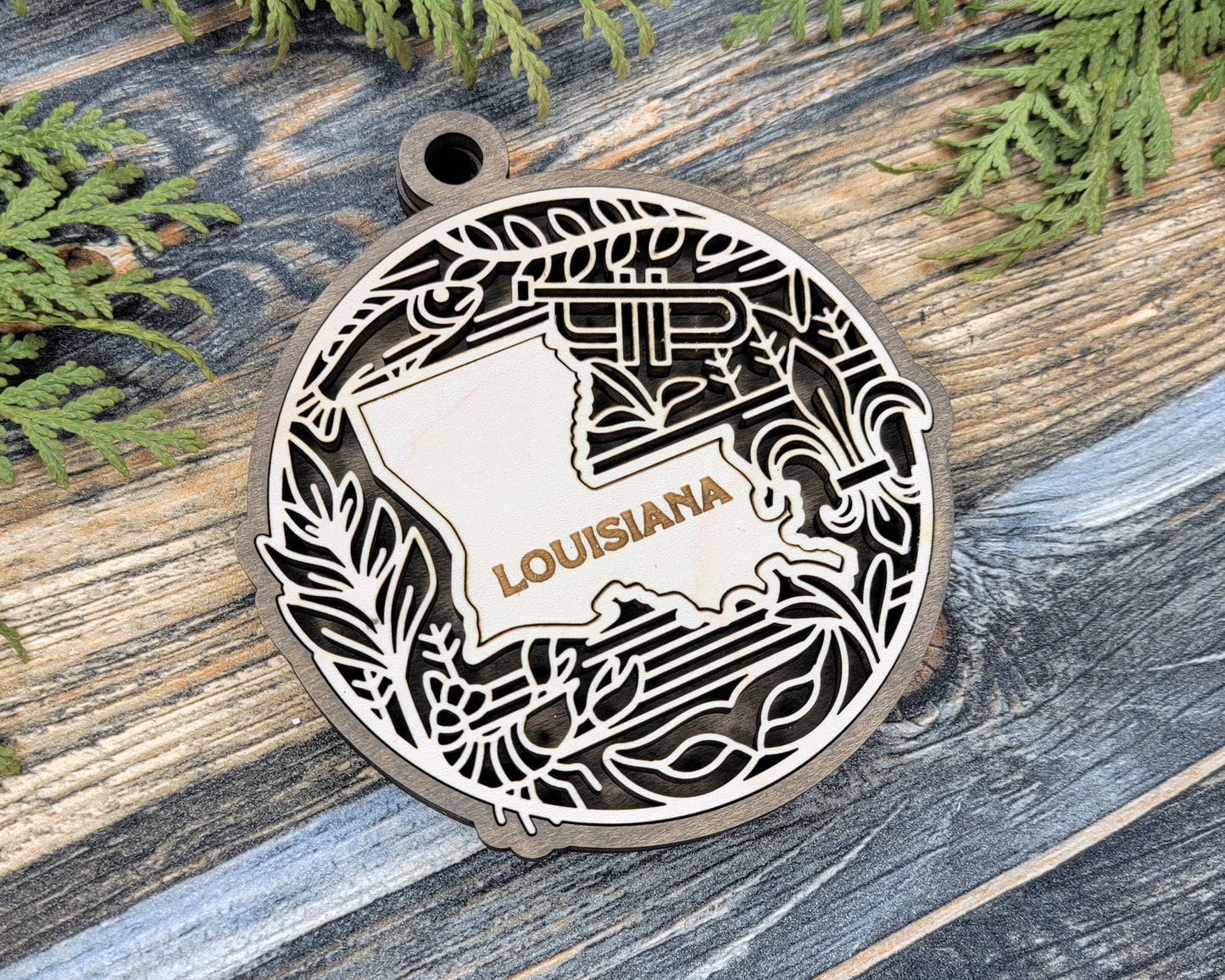 Louisiana State Heritage Ornament