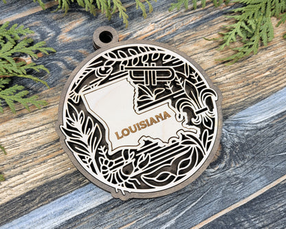 Louisiana State Heritage Ornament