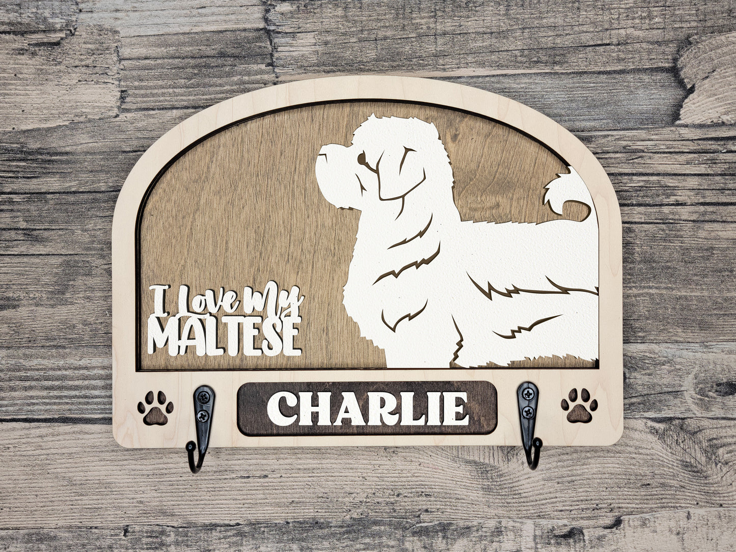 Maltese Leash Holder