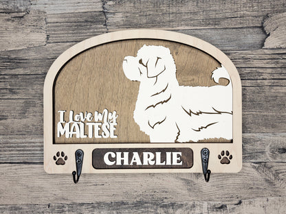 Maltese Leash Holder