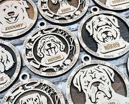 Adorable Dog Ornaments Pack 2