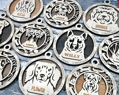 Adorable Dog Ornaments Pack 2