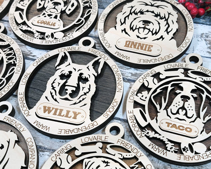 Adorable Dog Ornaments Pack 2